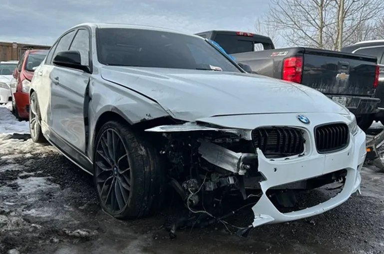 crashed car