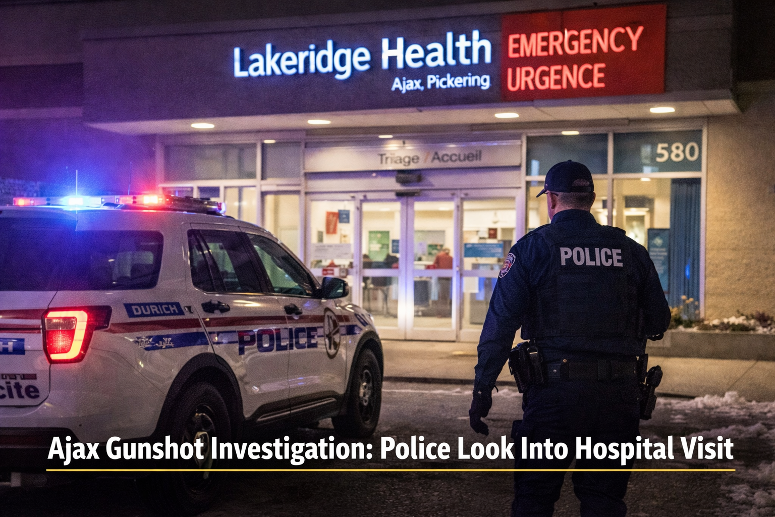 Ajax gunshot investigation