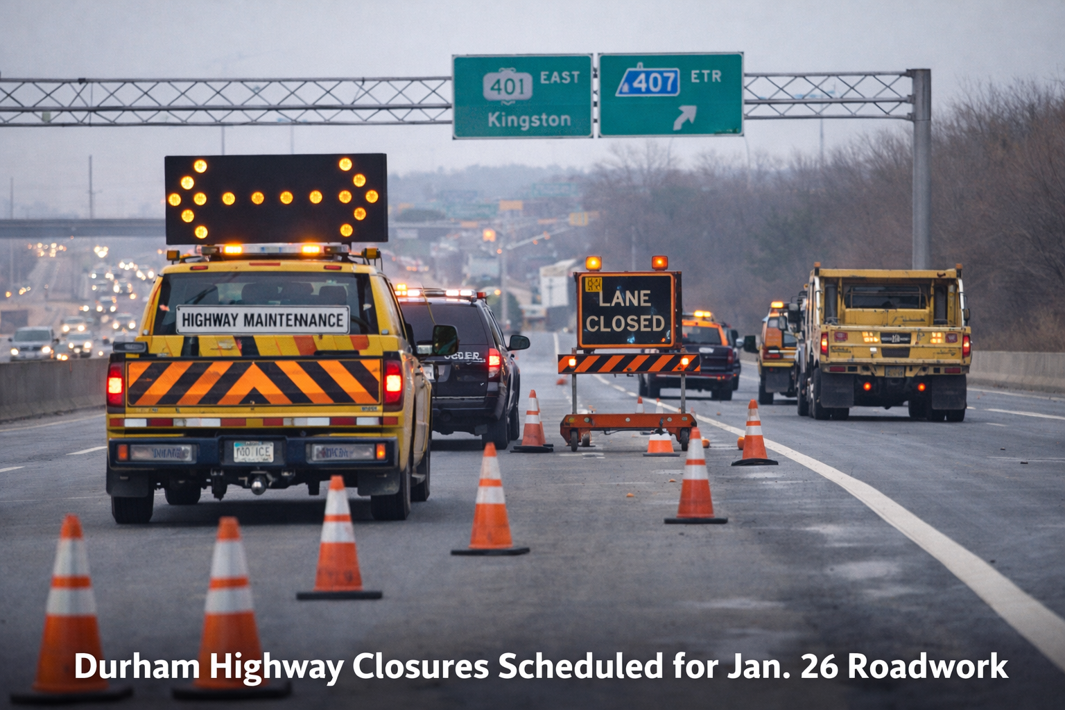 Durham highway closures