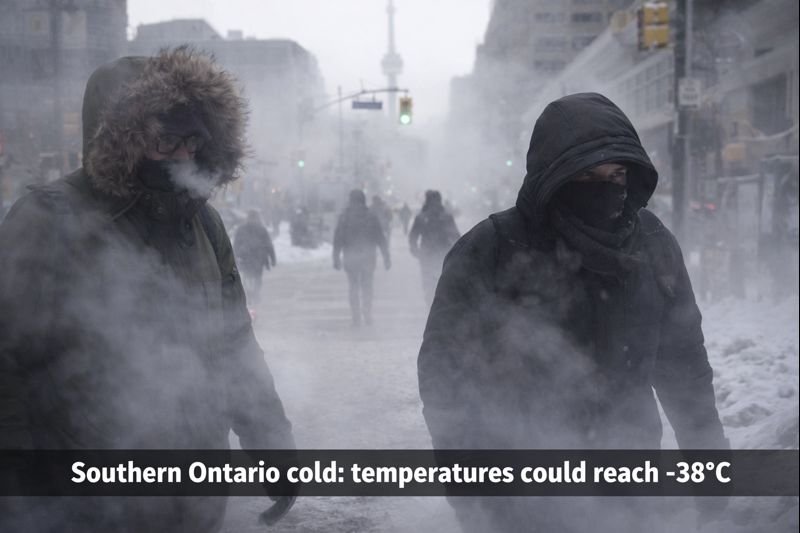 Southern Ontario cold
