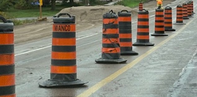 lane restrictions construction