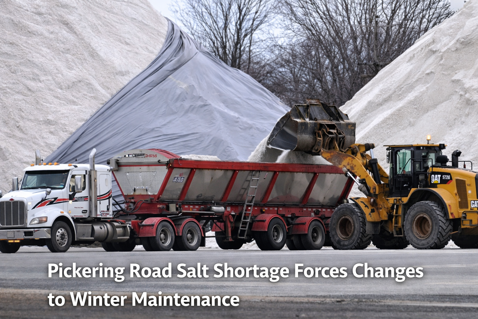 Pickering road salt shortage