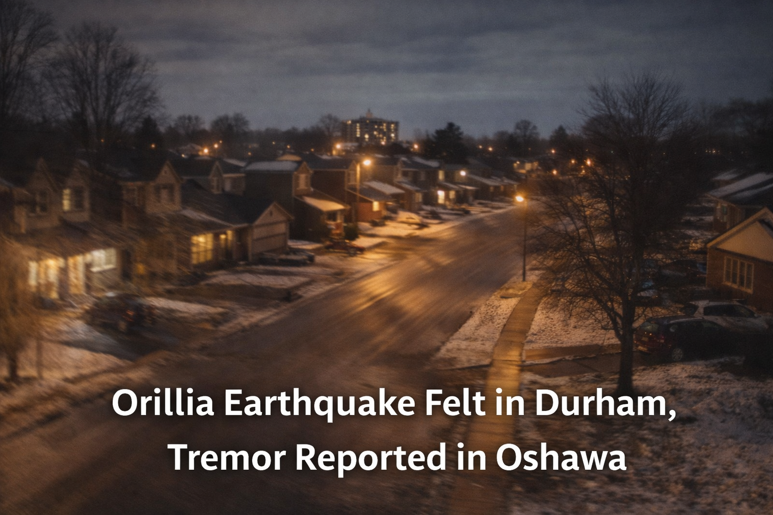 Orillia earthquake