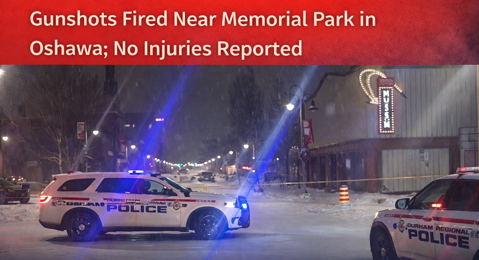 Oshawa Gunshots Incident