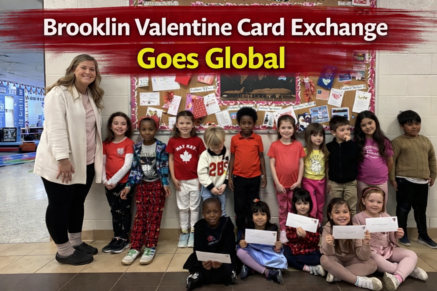Whitby, Brooklin, Brooklin Valentine Card Exchange, Durham Catholic District School Board, Valentine’s Day, Education News, Community Initiative,