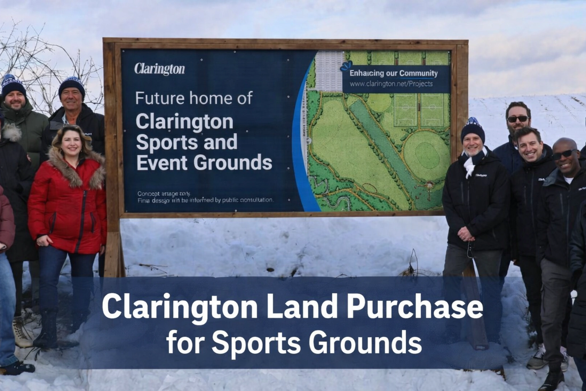clarington land purchase for sports grounds