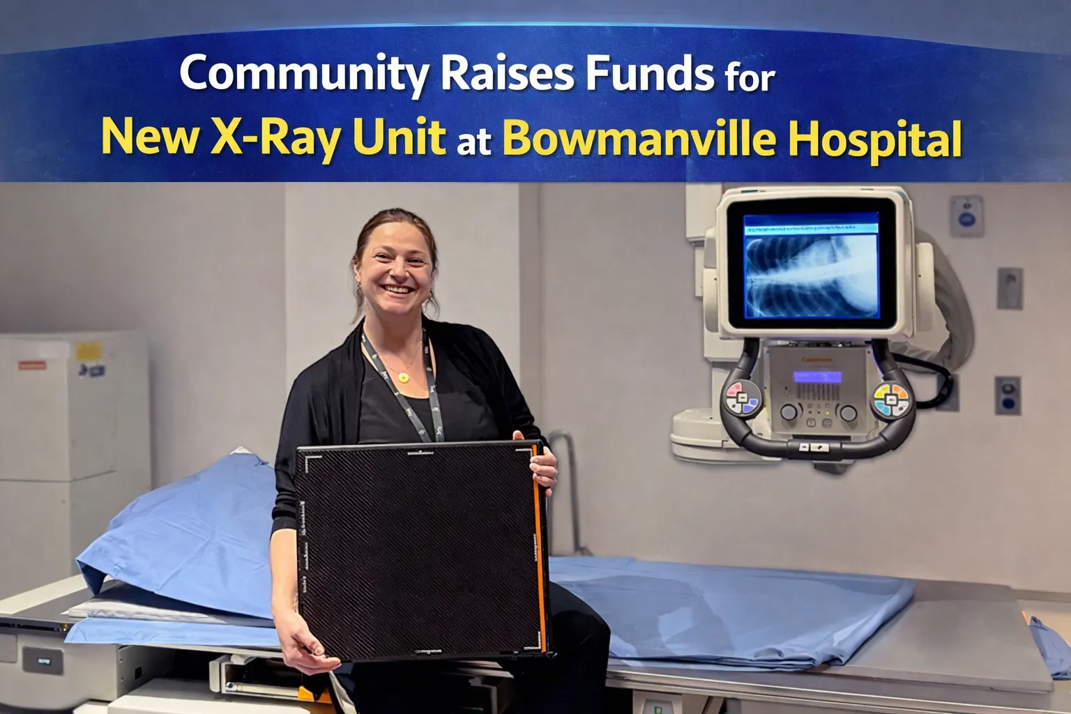 community raises funds for new x ray unit at bowmanville hospital