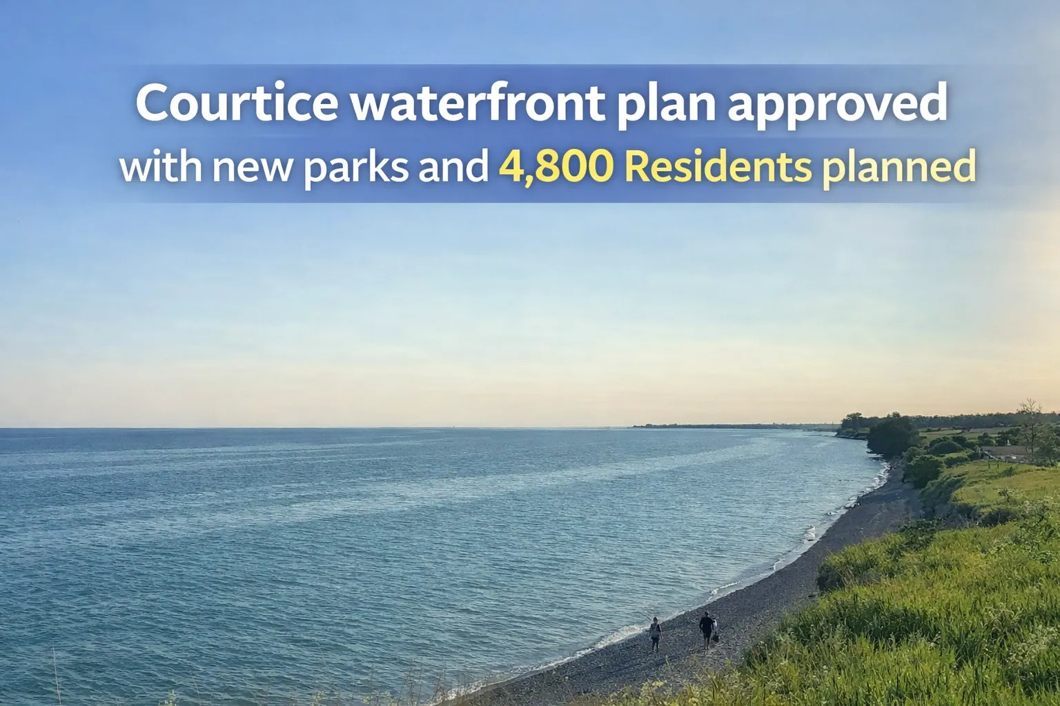 courtice waterfront plan finally approved with new parks and 4,800 residents planned