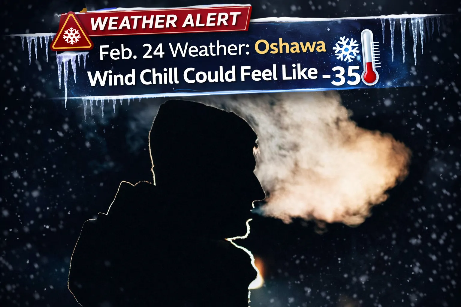 feb. 24 weather oshawa wind chill could feel like 35