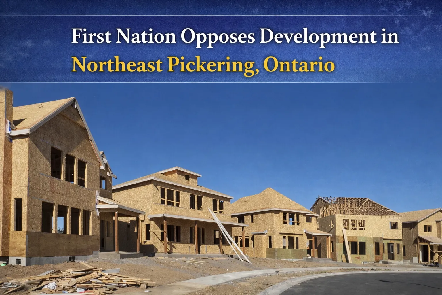 first nation opposes development in northeast pickering, ontario
