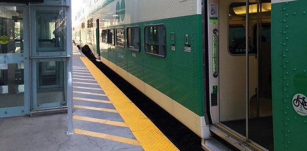 GO train derailment delay