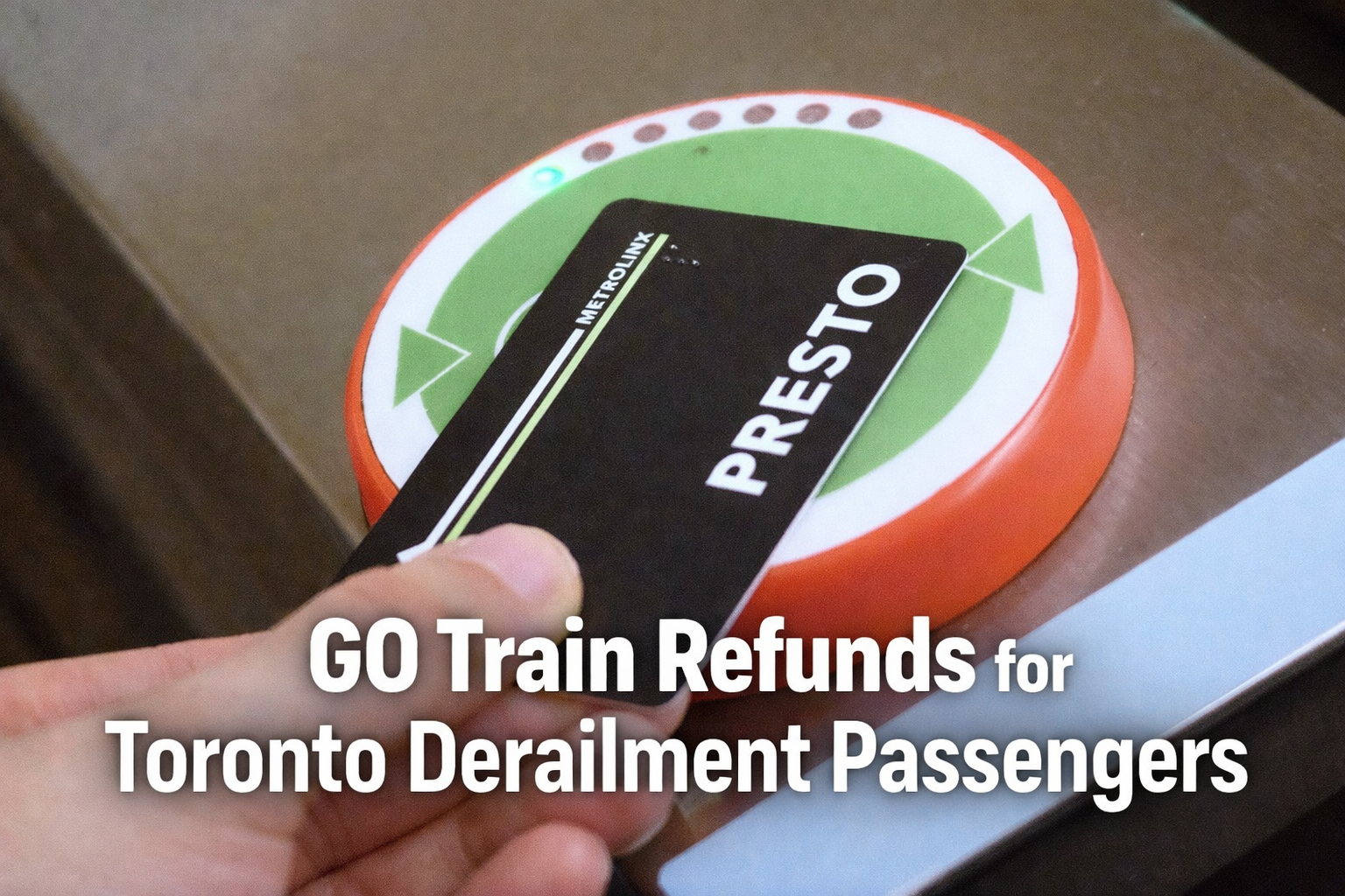 go train refunds for toronto derailment passengers