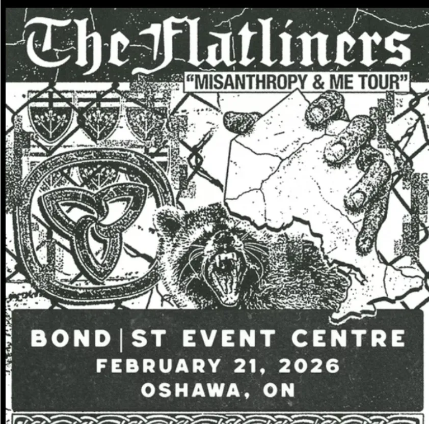 the flatliners misanthropy & me tour – oshawa concert on feb 21, 2026