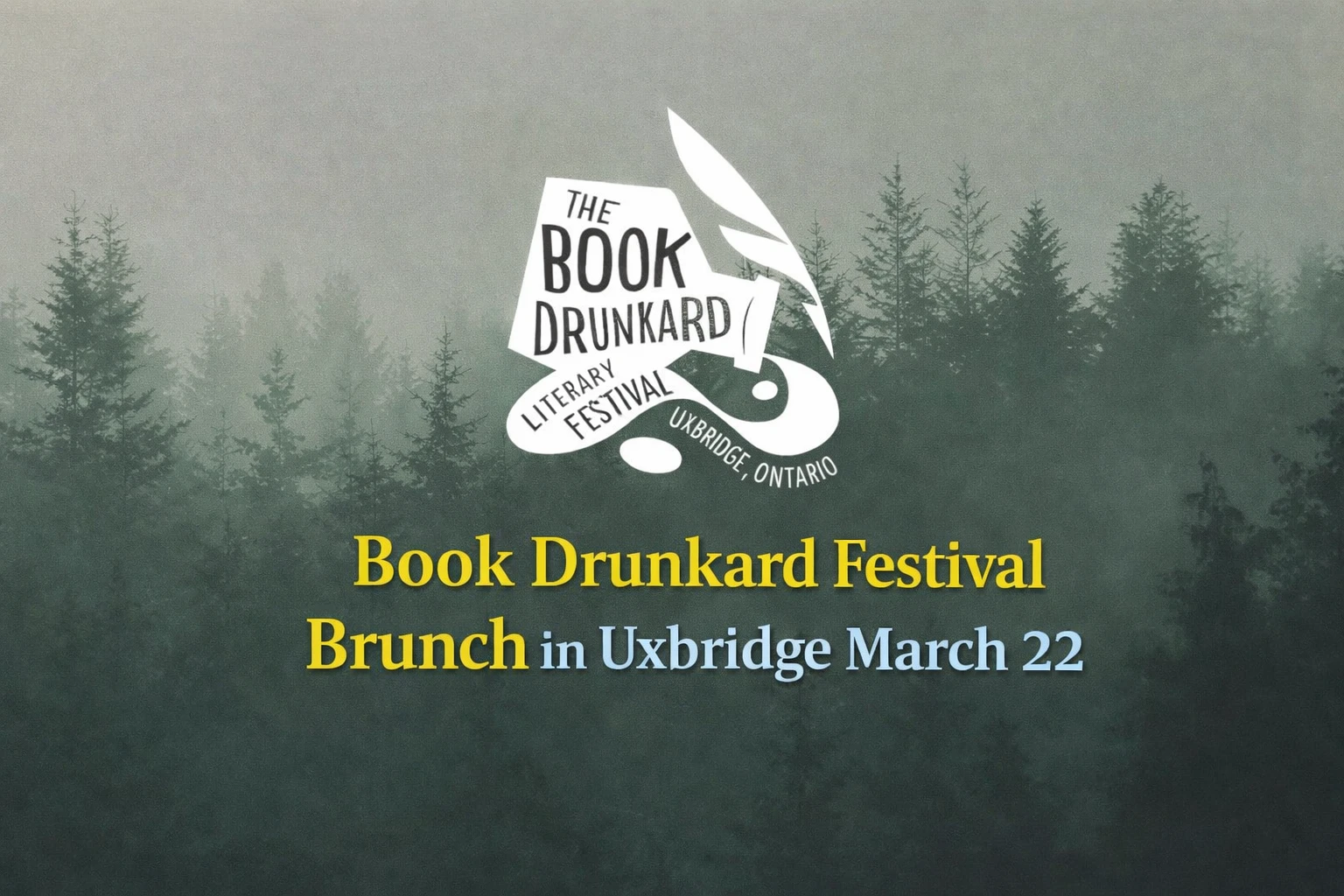 book drunkard festival brunch in uxbridge march 22
