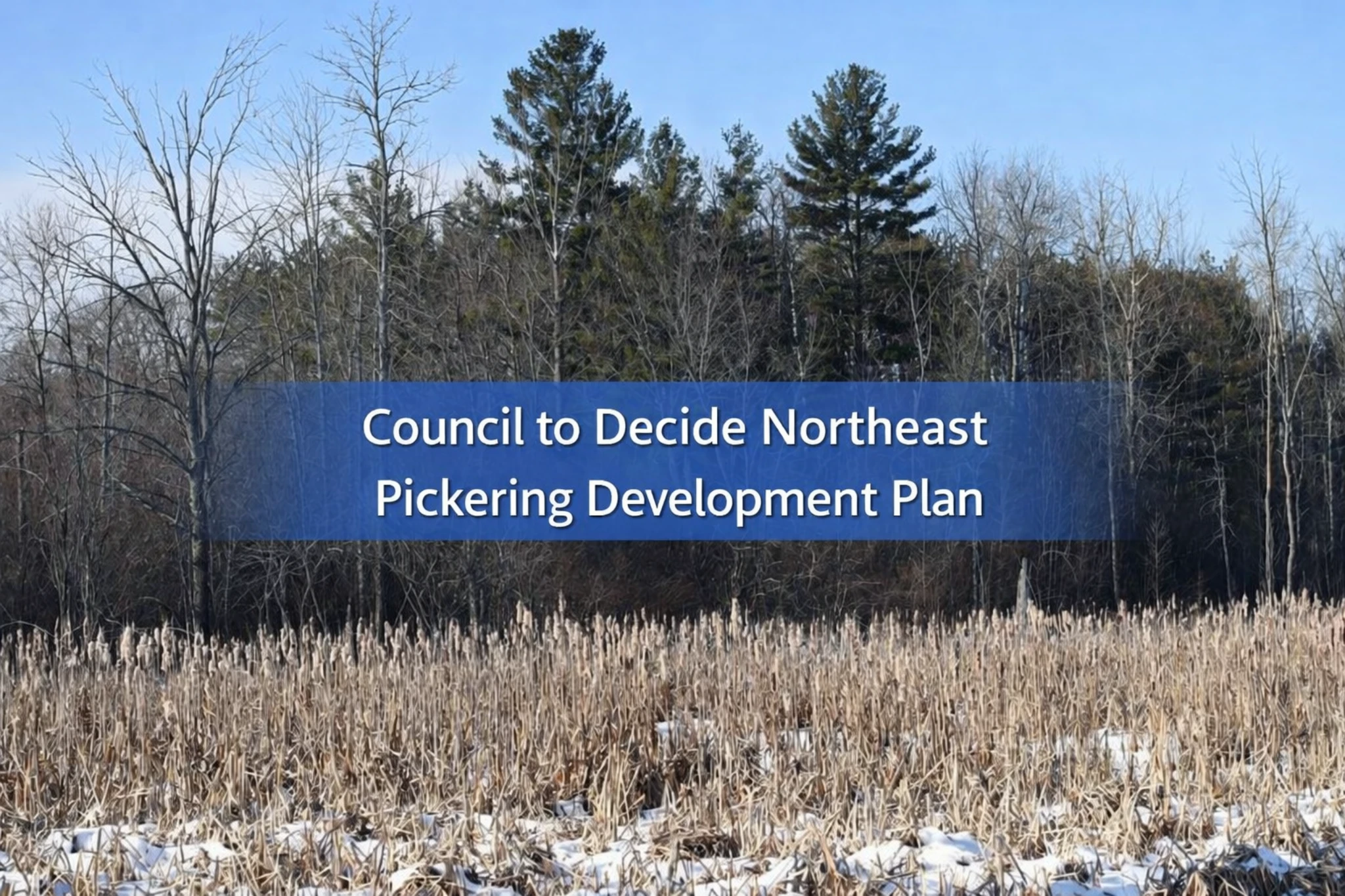 council to decide northeast pickering development plan