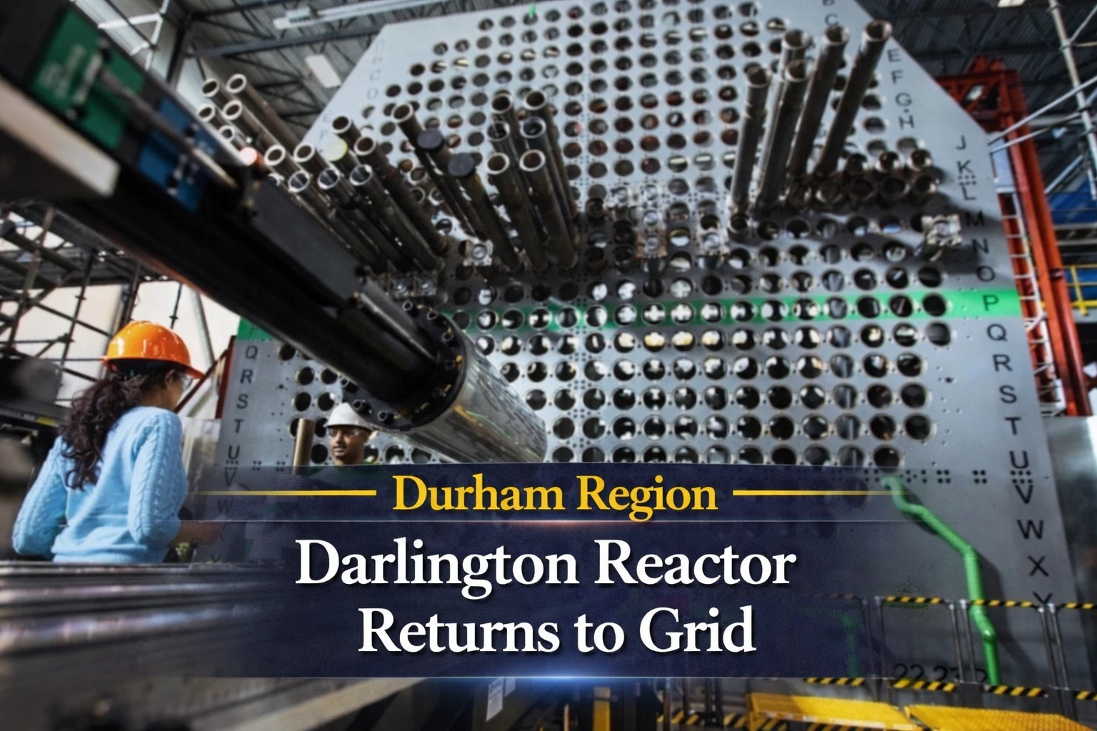 darlington reactor returns to grid durham region