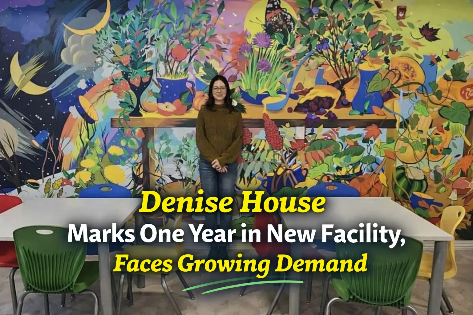 denise house marks one year in new facility, faces growing demand