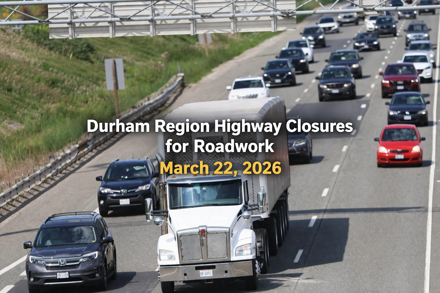 durham region highway closures for roadwork – march 22, 2026