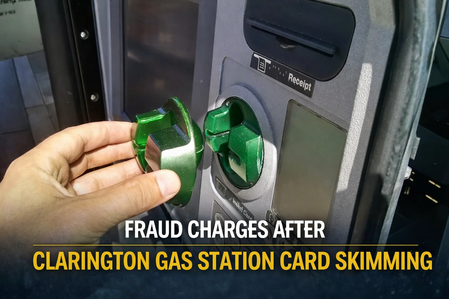 fraud charges after clarington gas station card skimming