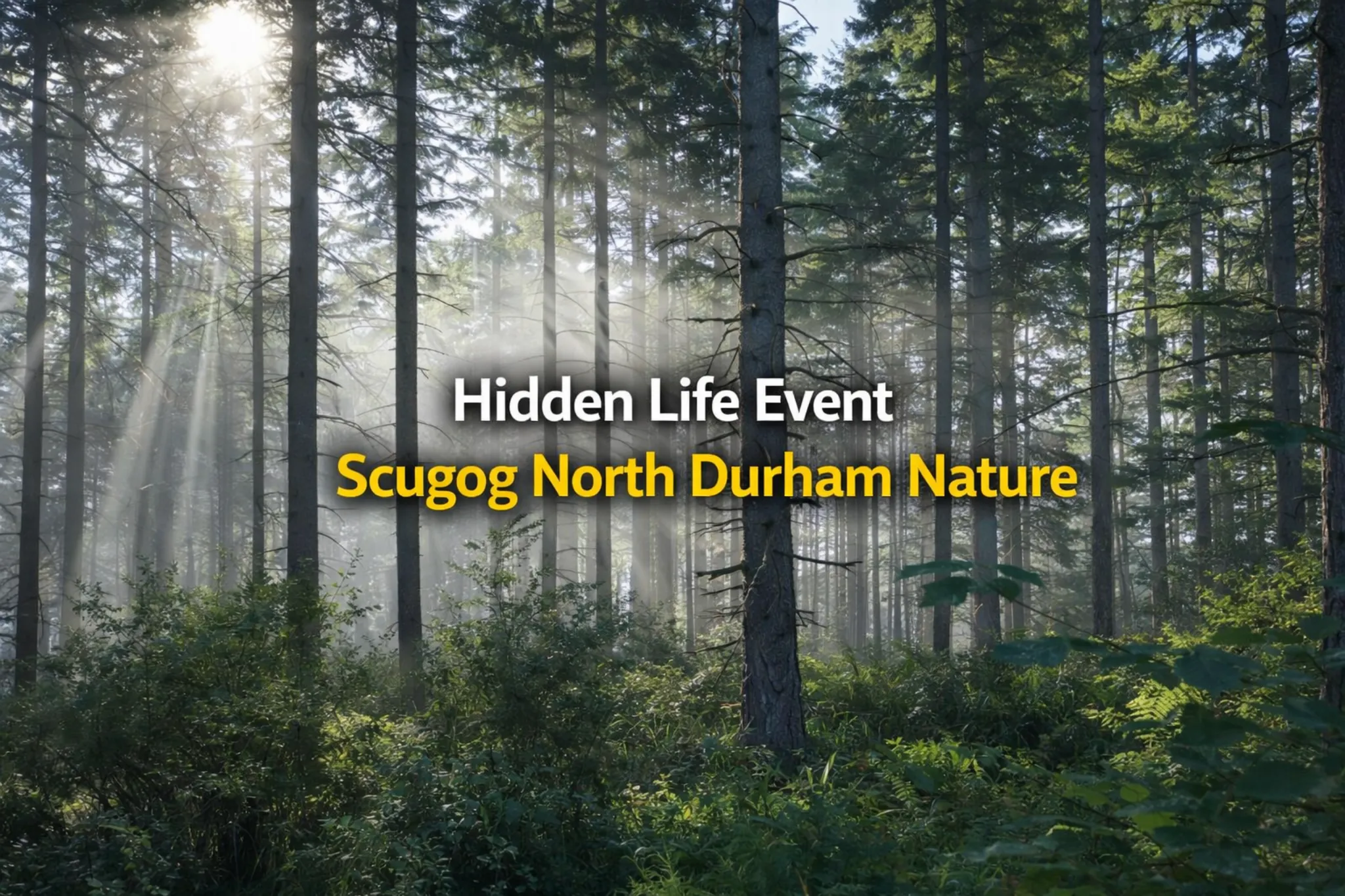 hidden life event scugog north durham nature