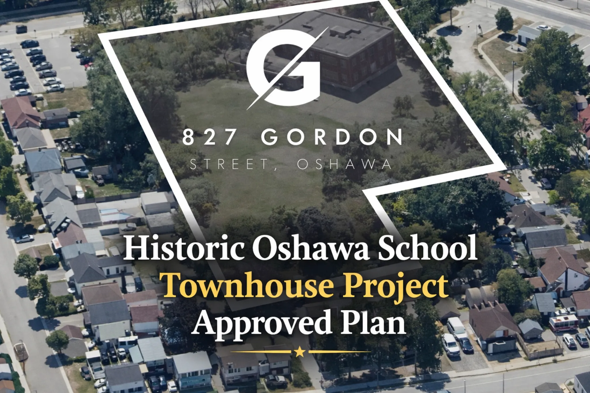 historic oshawa school townhouse project approved plan