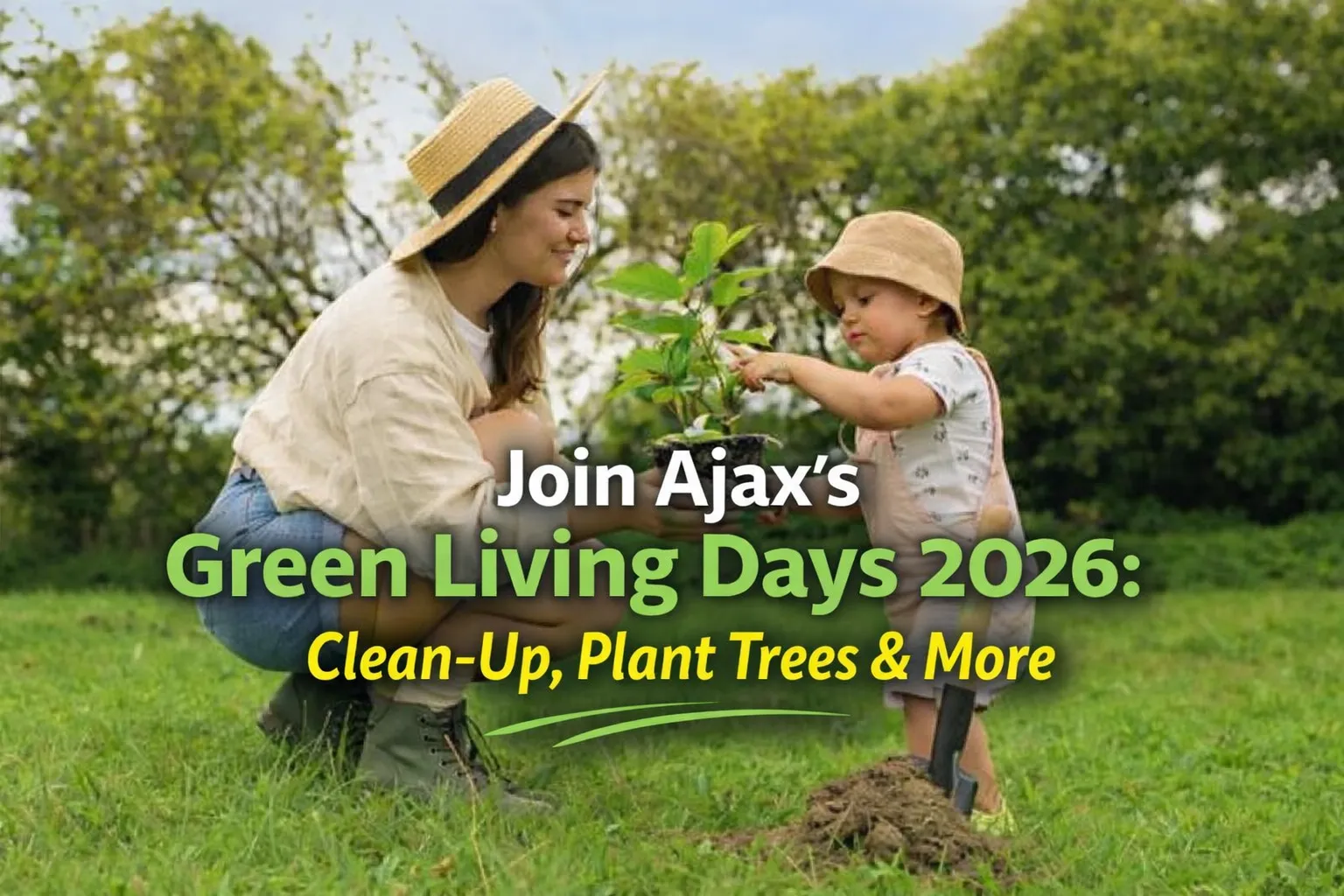 join ajax’s green living days 2026 clean up, plant trees & more