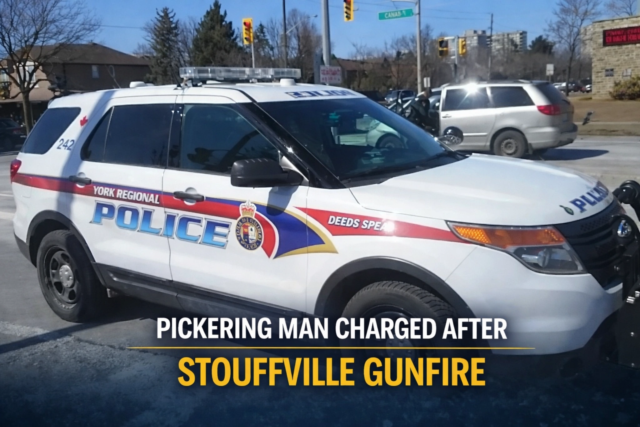 pickering man charged after stouffville gunfire