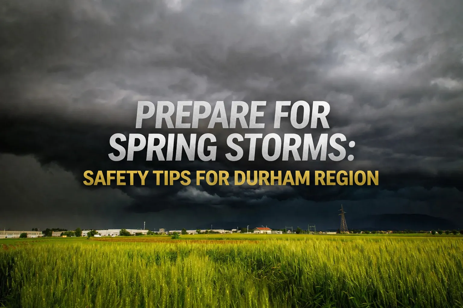 prepare for spring storms safety tips for durham region