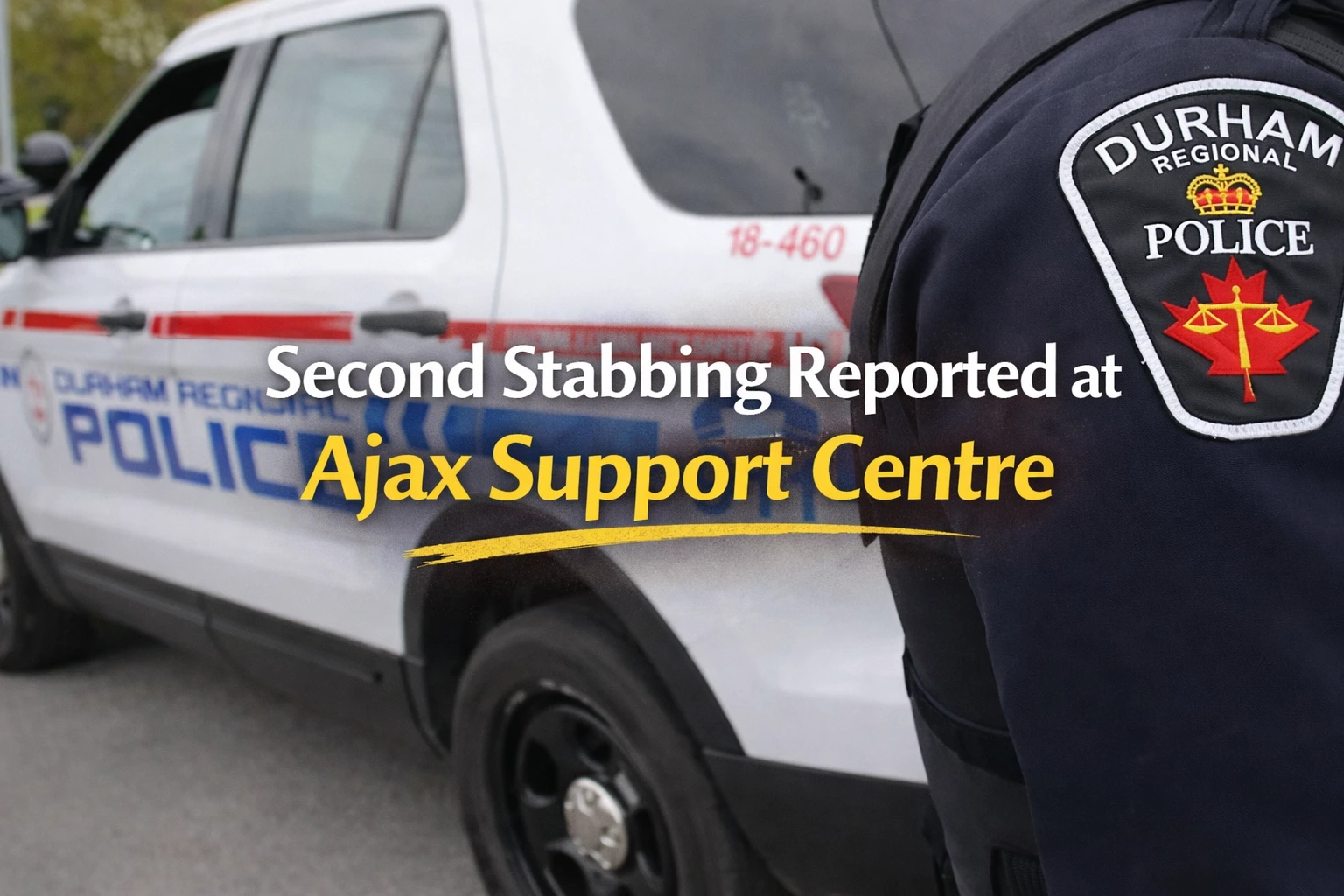 second stabbing reported at ajax support centre