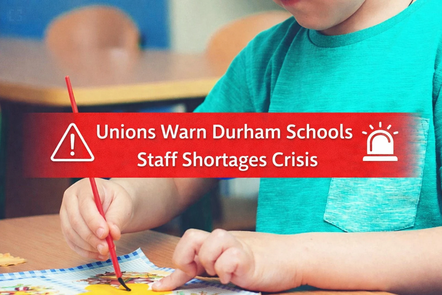 unions warn durham schools staff shortages crisis