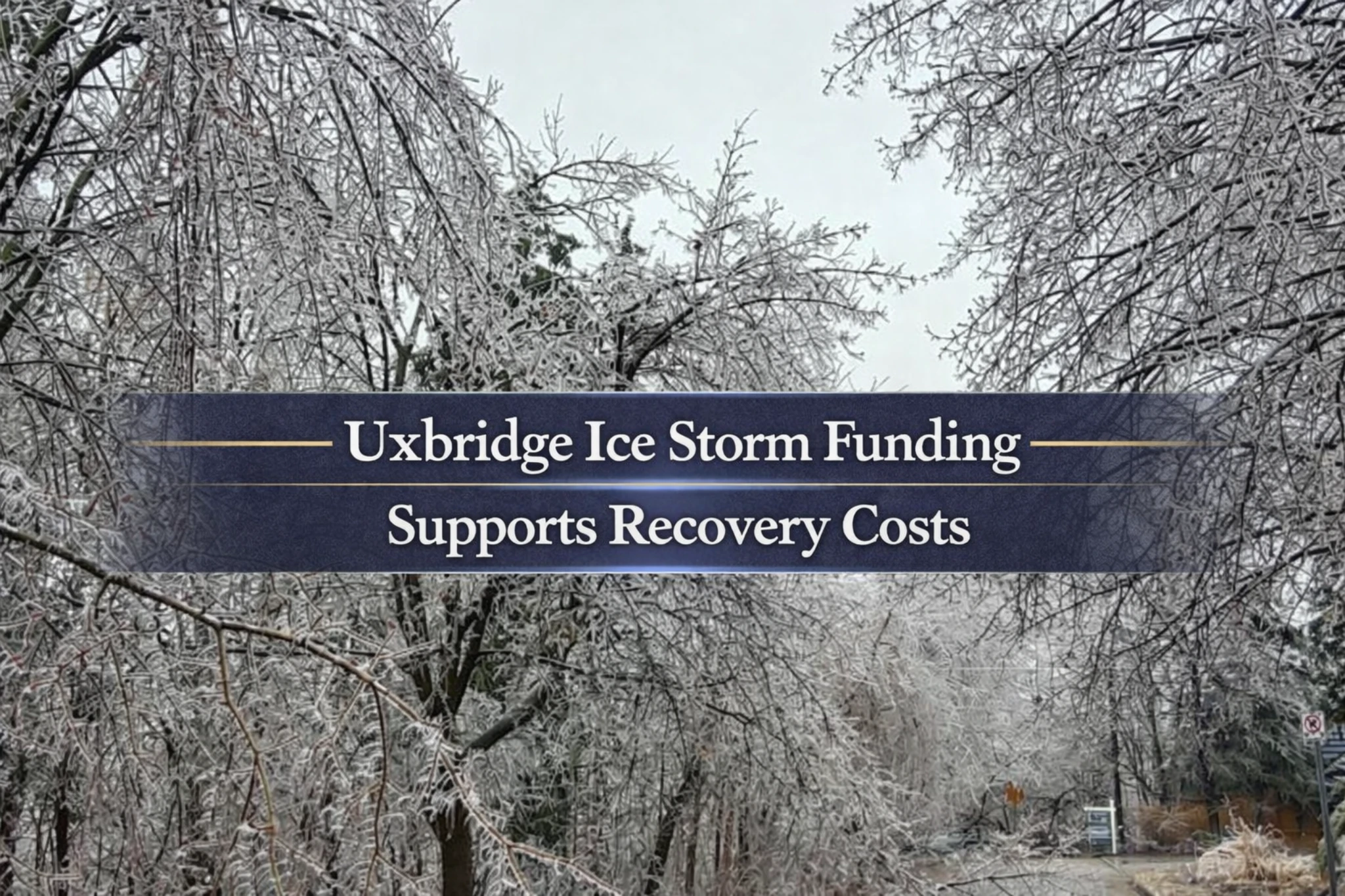 uxbridge ice storm funding supports recovery costs