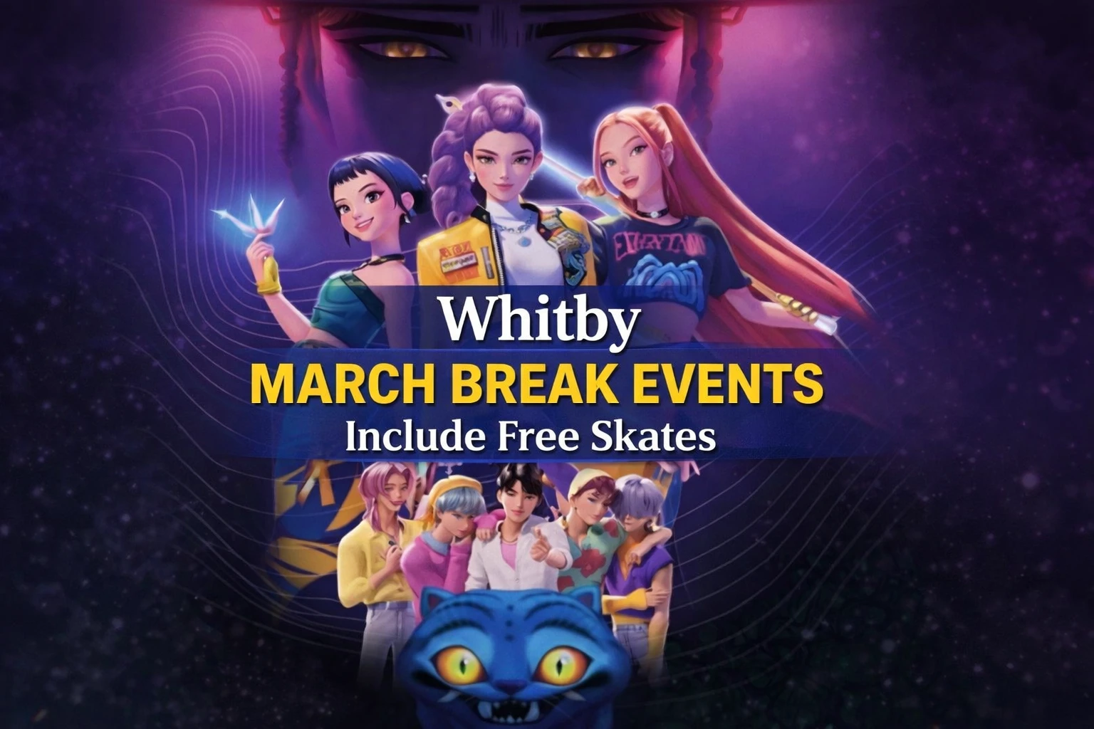 whitby march break events include free skates