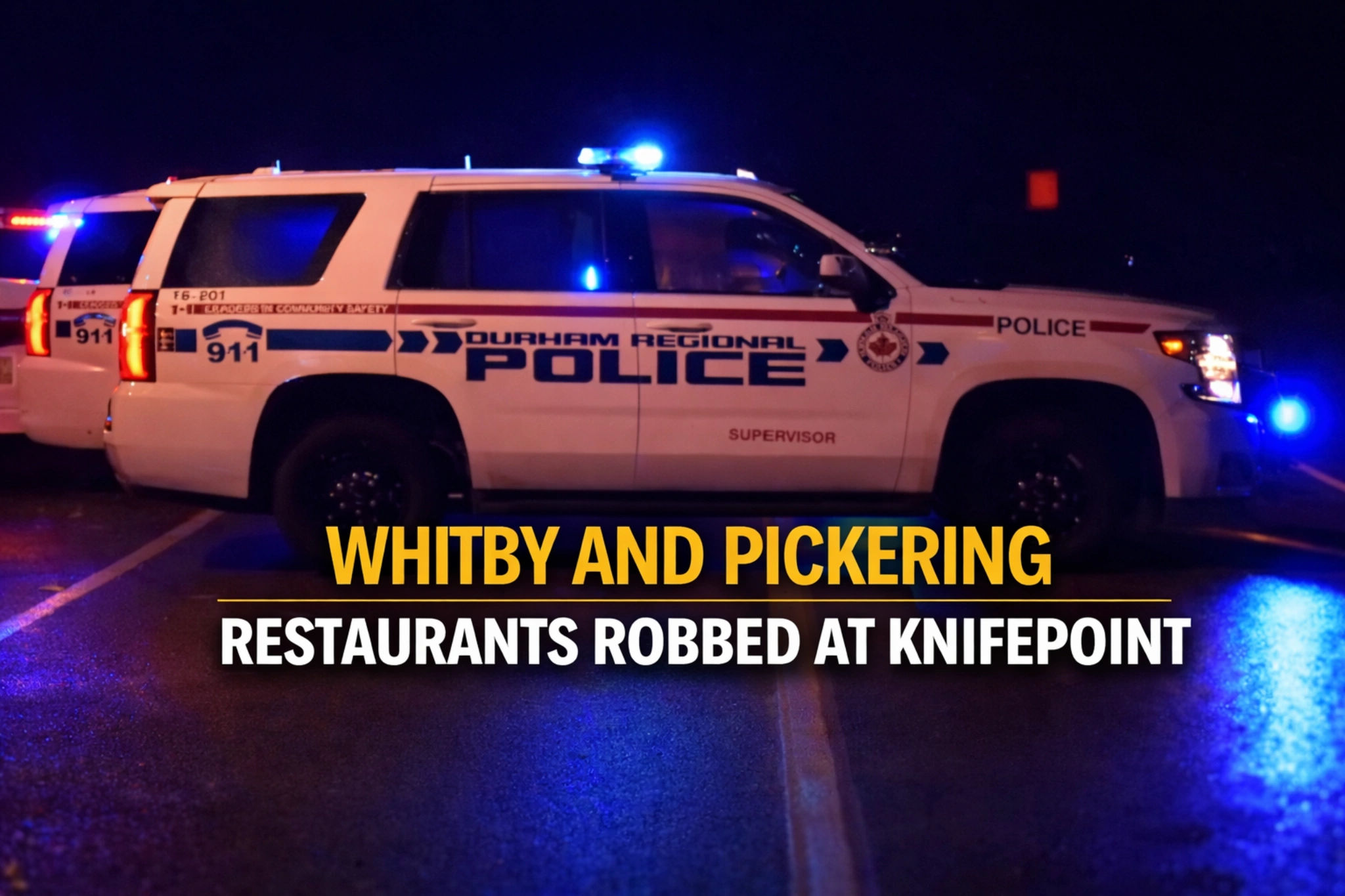 whitby and pickering restaurants robbed at knifepoint