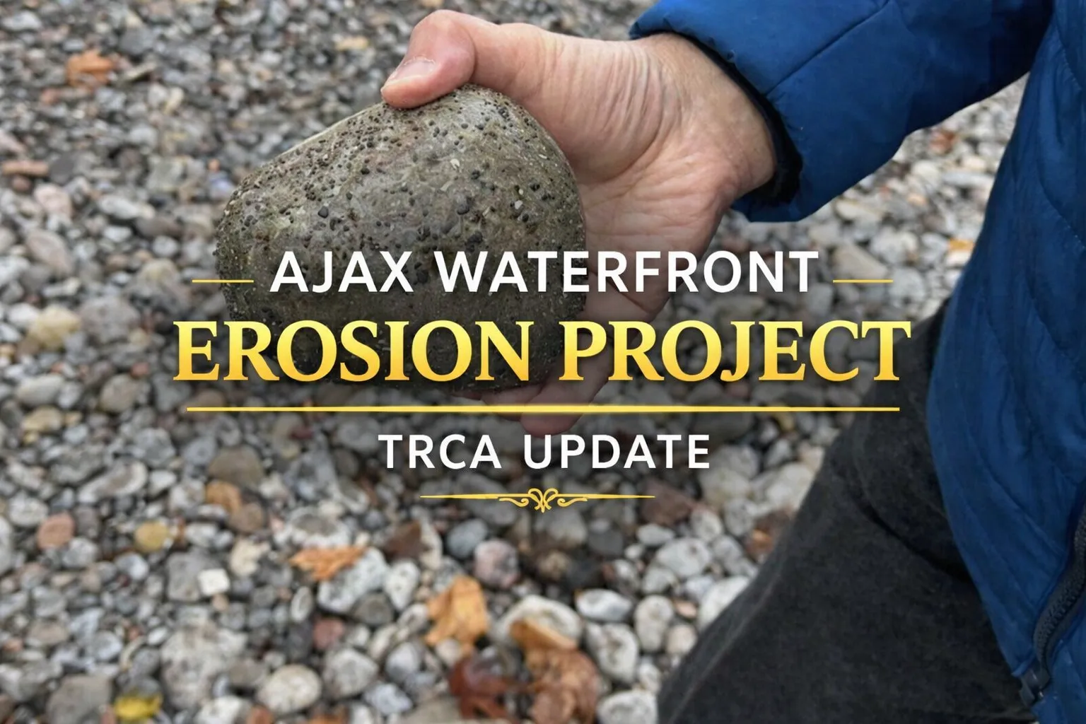 ajax waterfront erosion project trca update