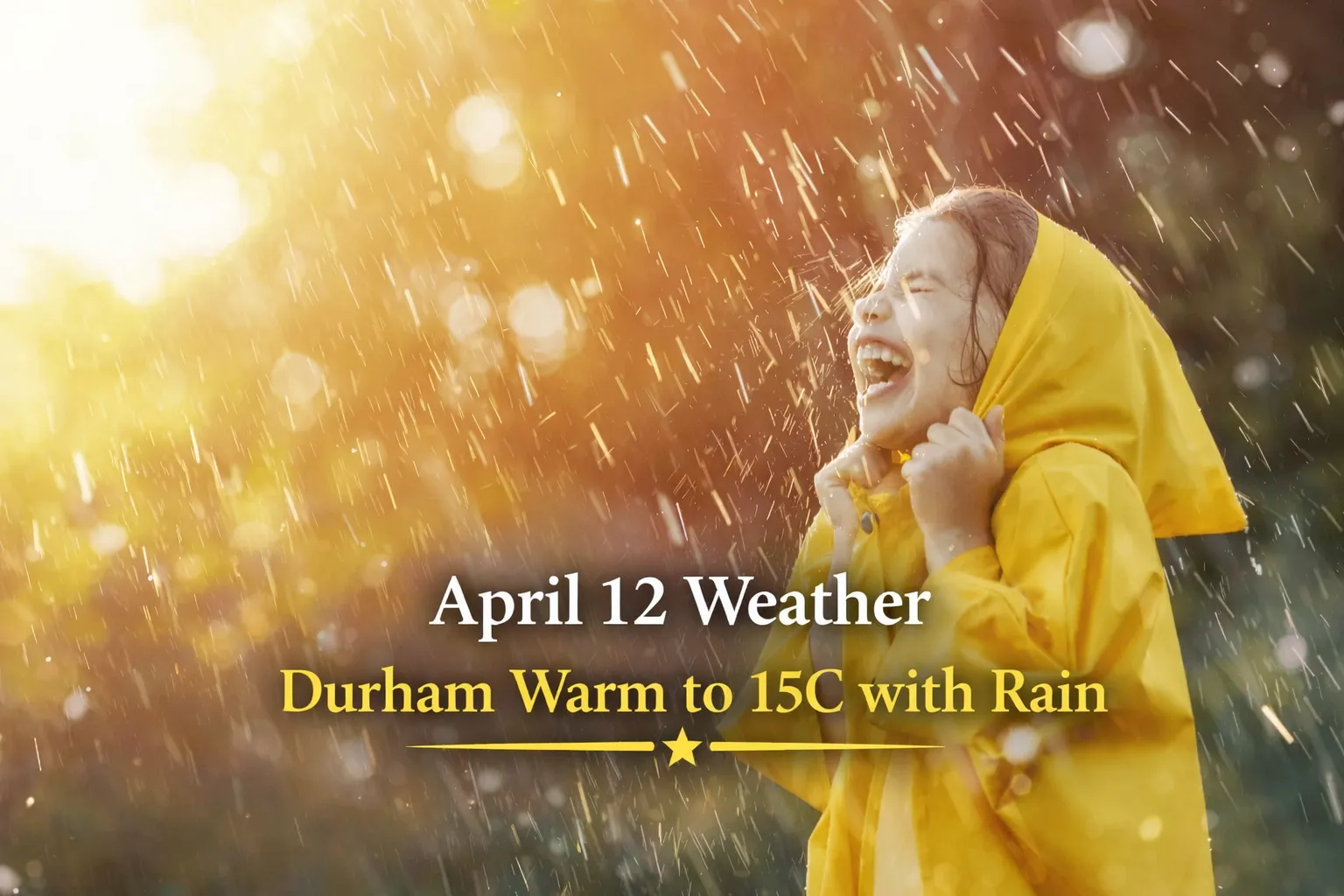 april 12 weather durham warm to 15c with rain