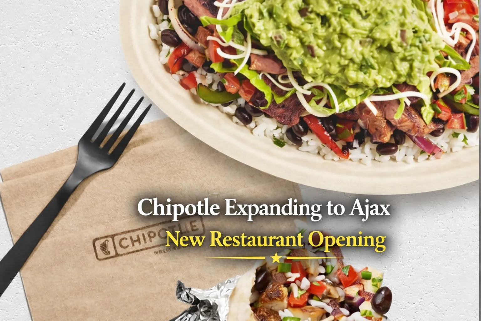 chipotle expanding to ajax new restaurant opening