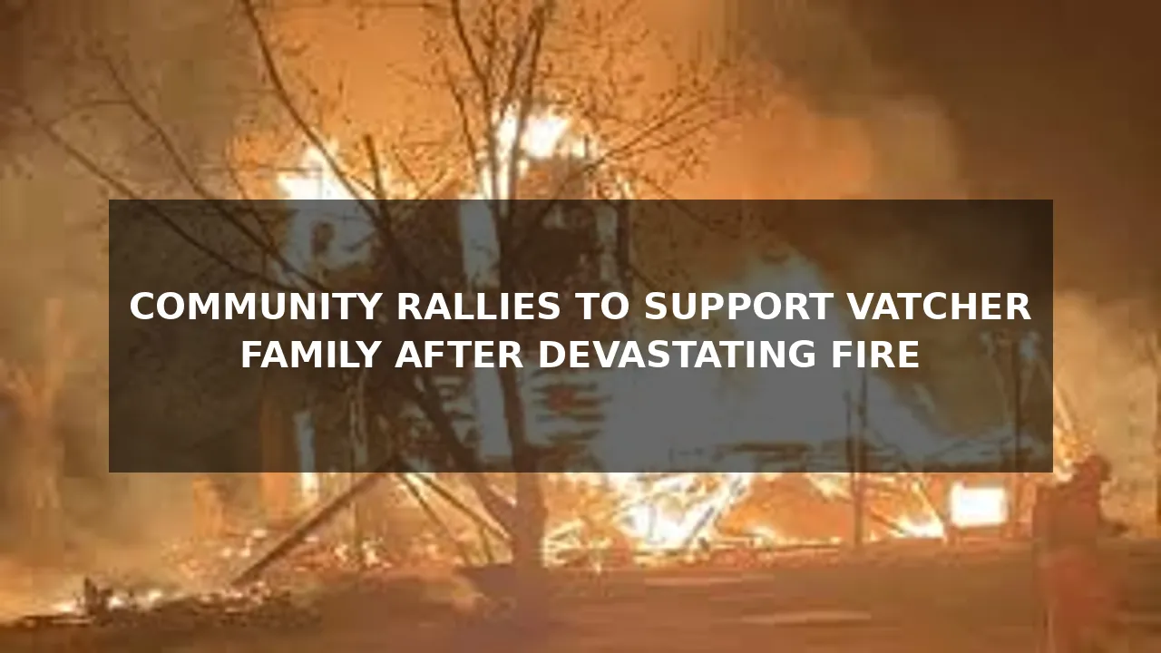 community rallies to support vatcher family