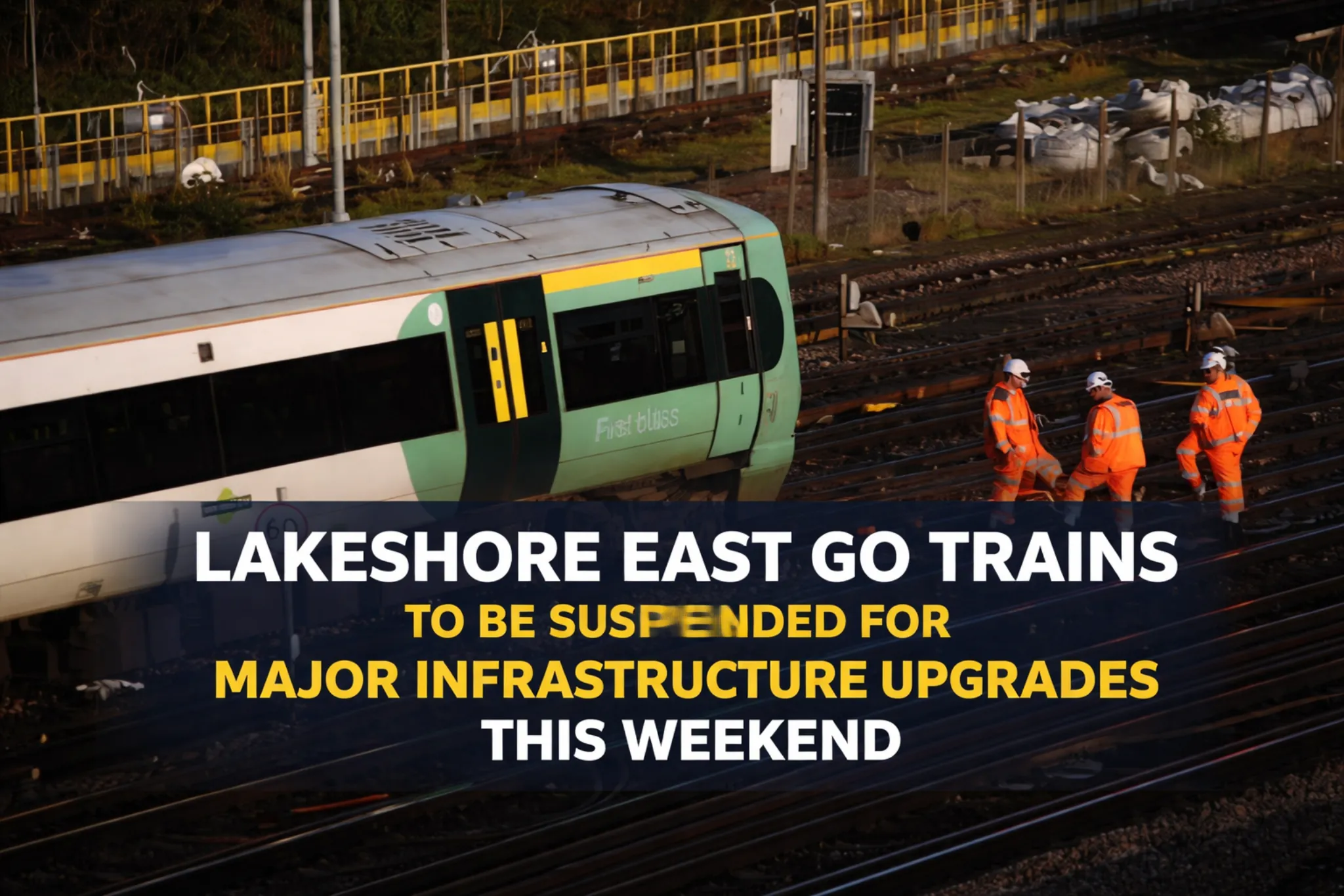 lakeshore east go trains