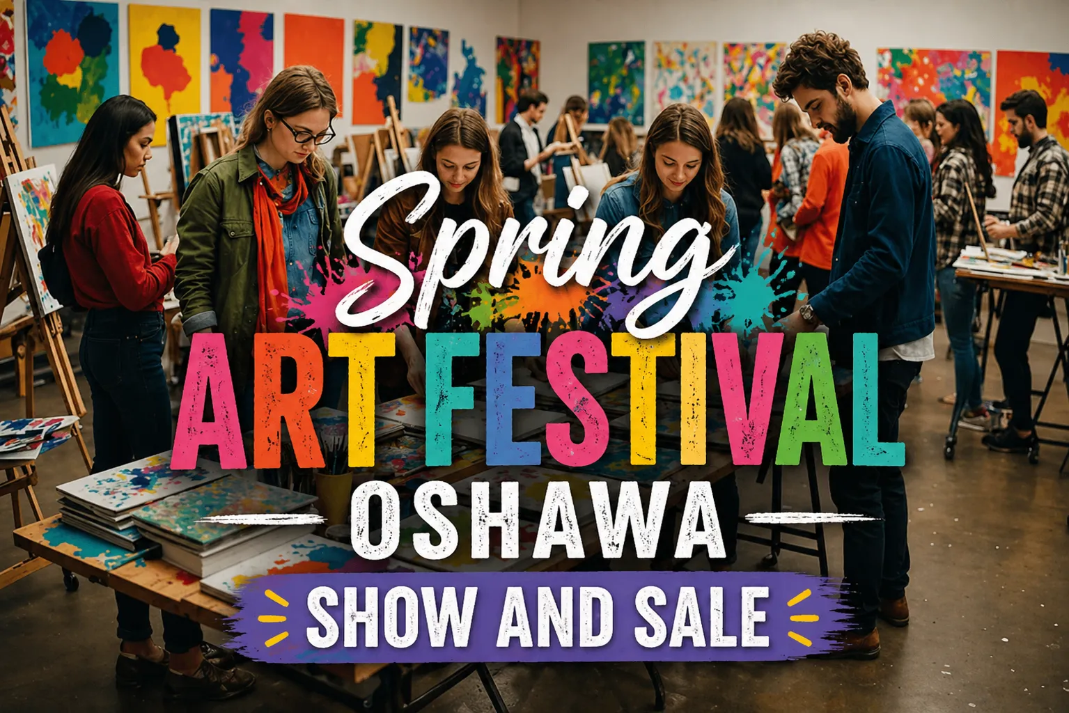 spring art festival oshawa show and sale