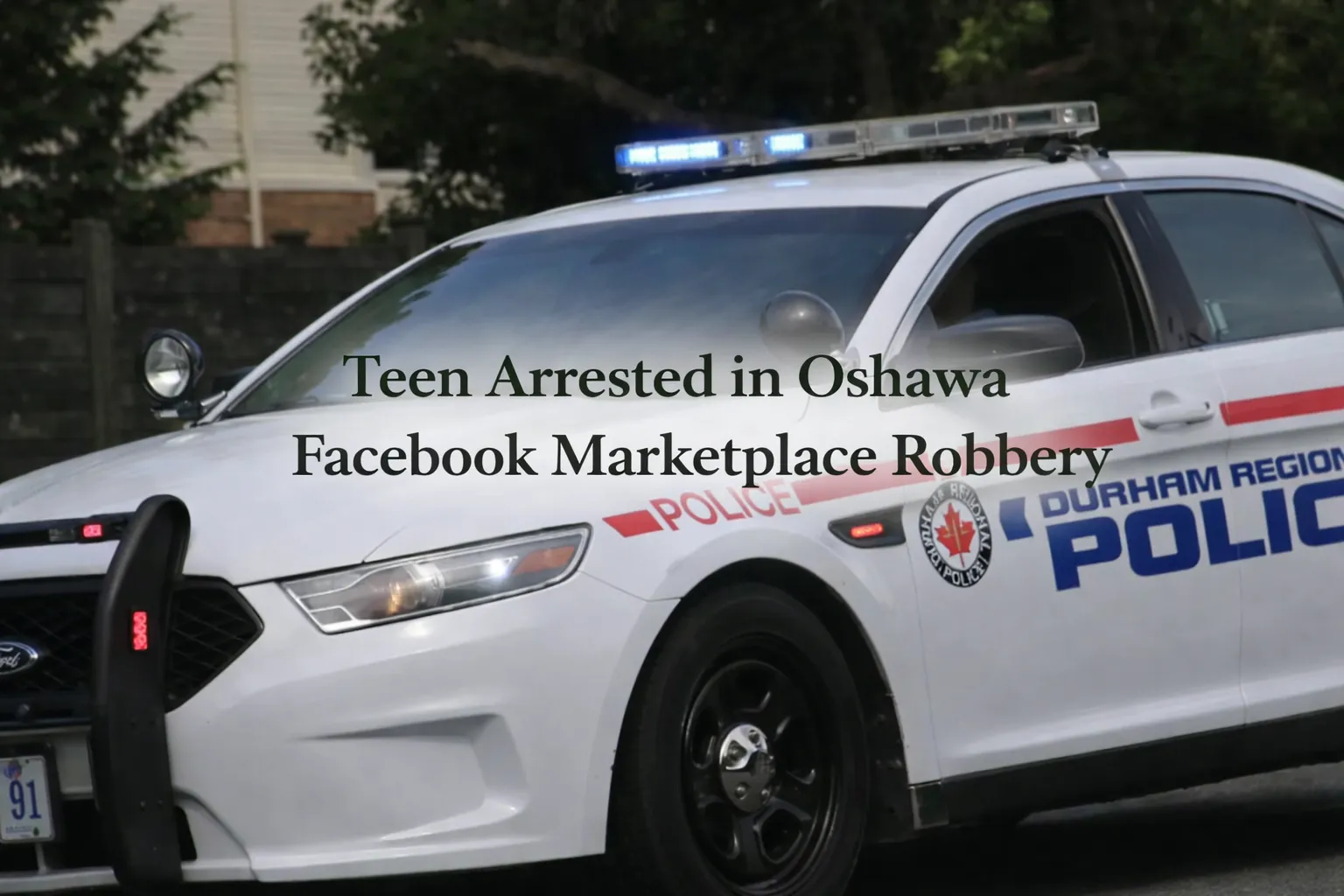 teen arrested in oshawa facebook marketplace robbery