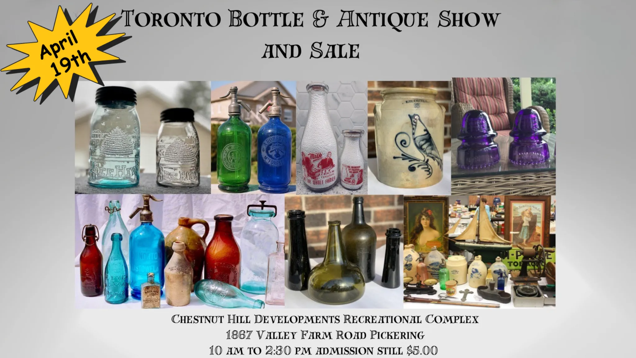 toronto bottle antique show pickering 2026