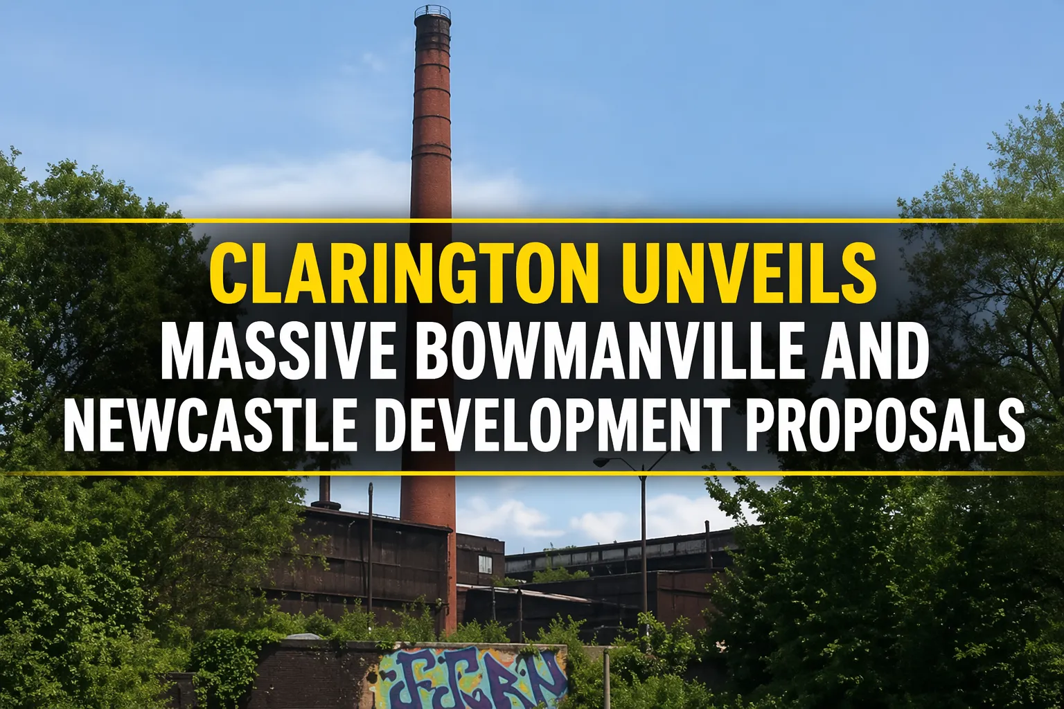clarington development with heading