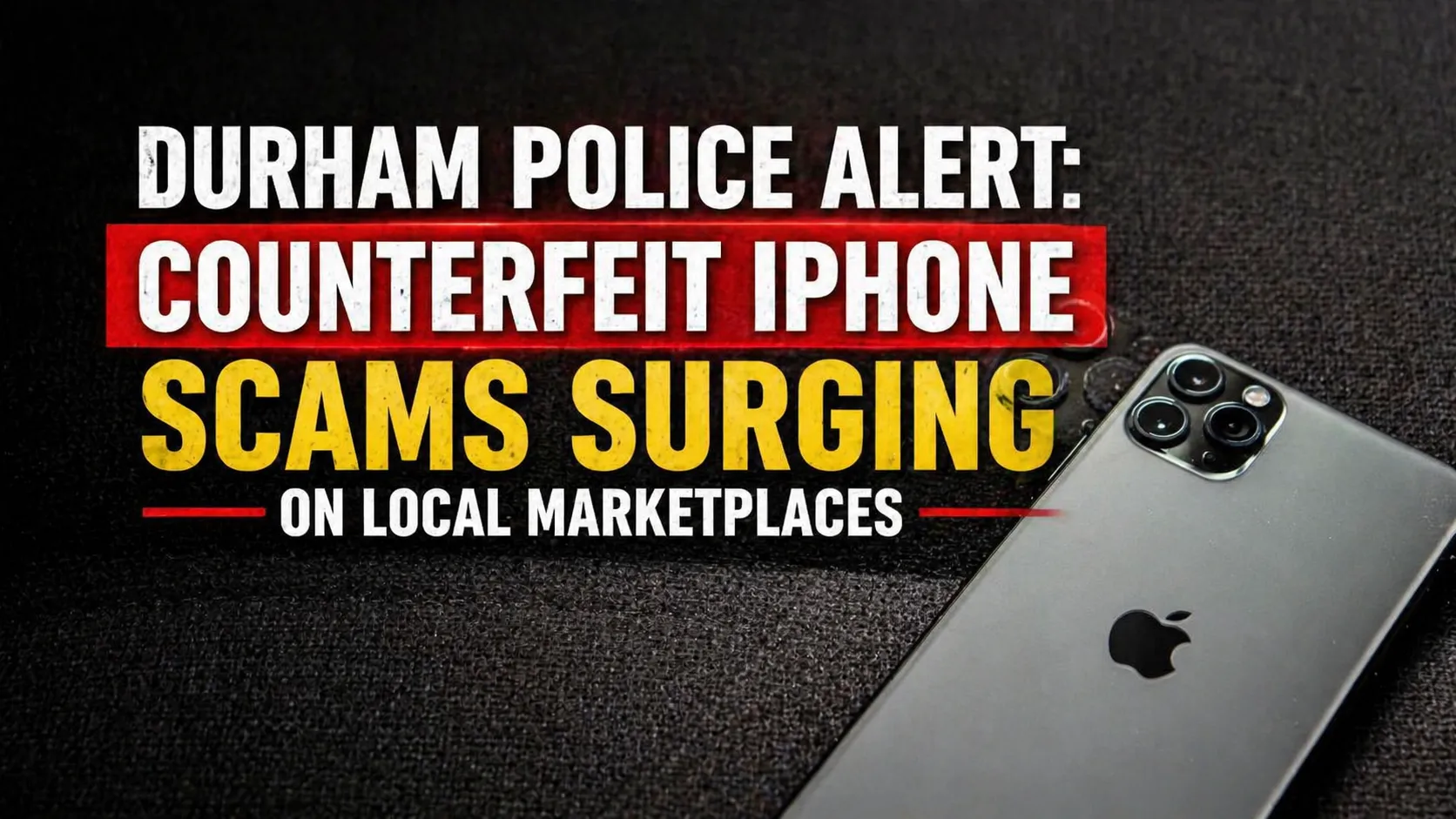 durham police alert counterfeit iphone scams
