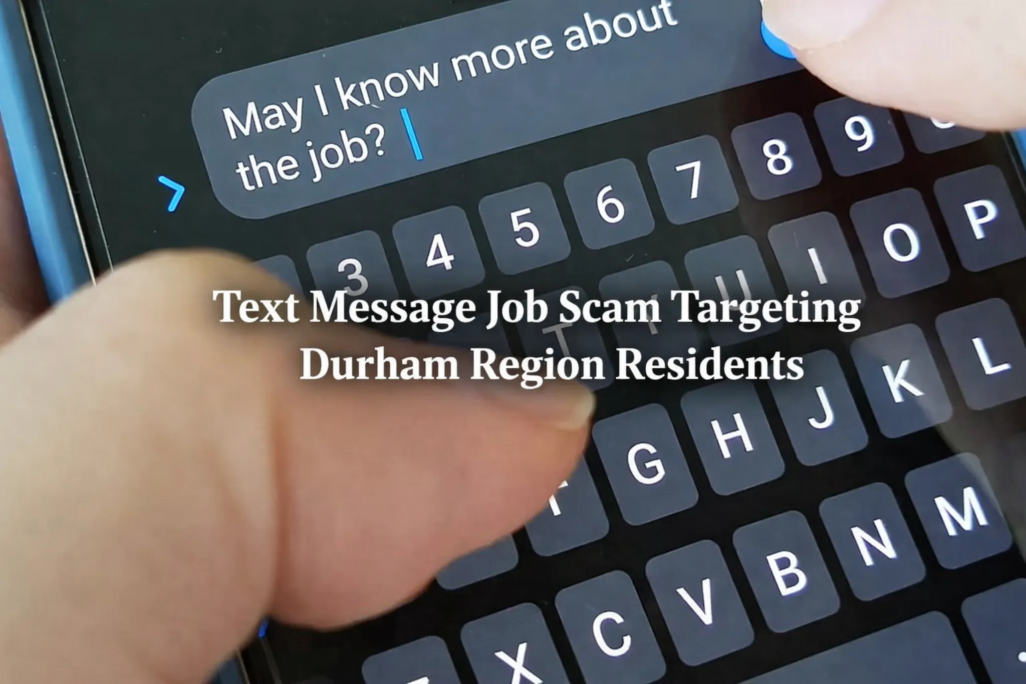 text message job scam durham region