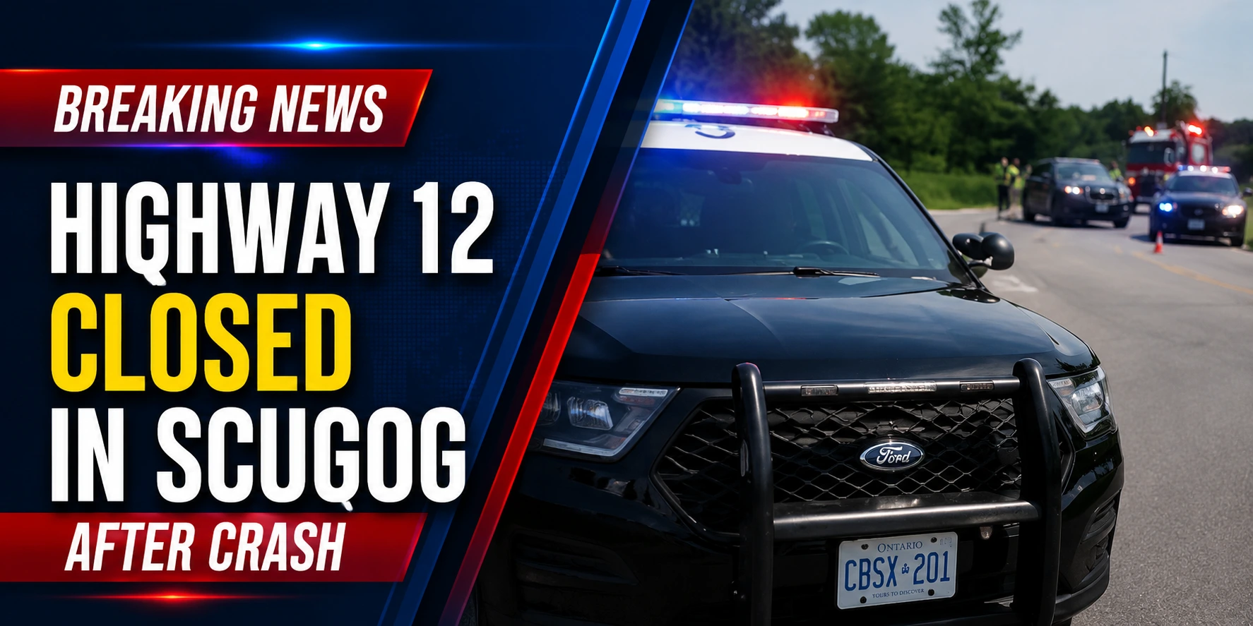 Highway 12 Closed in Scugog After Crash