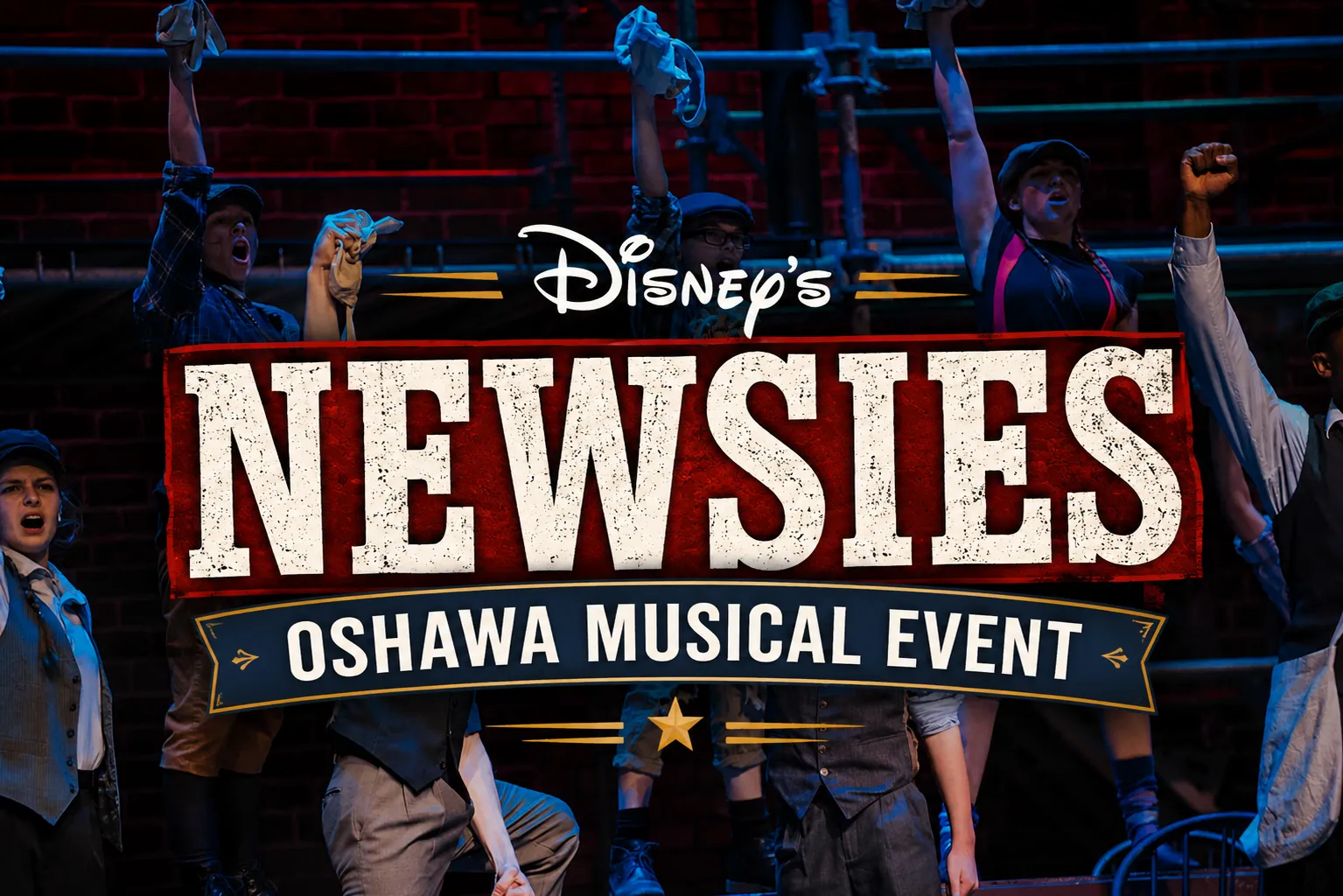disney’s newsies oshawa musical event