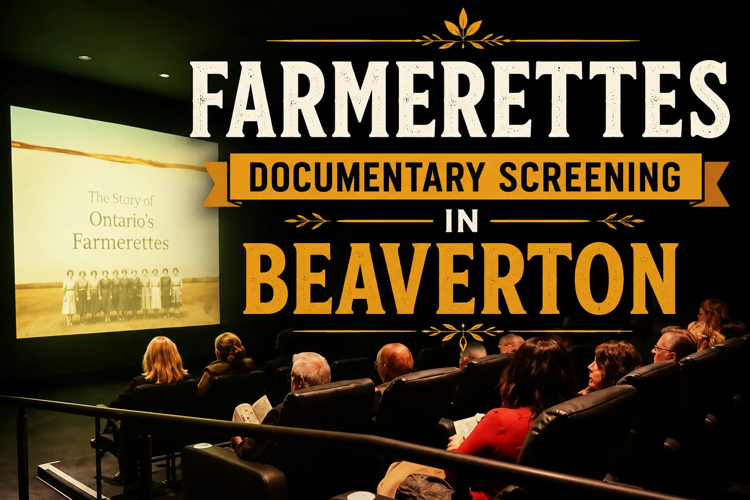 farmerettes documentary screening in beaverton