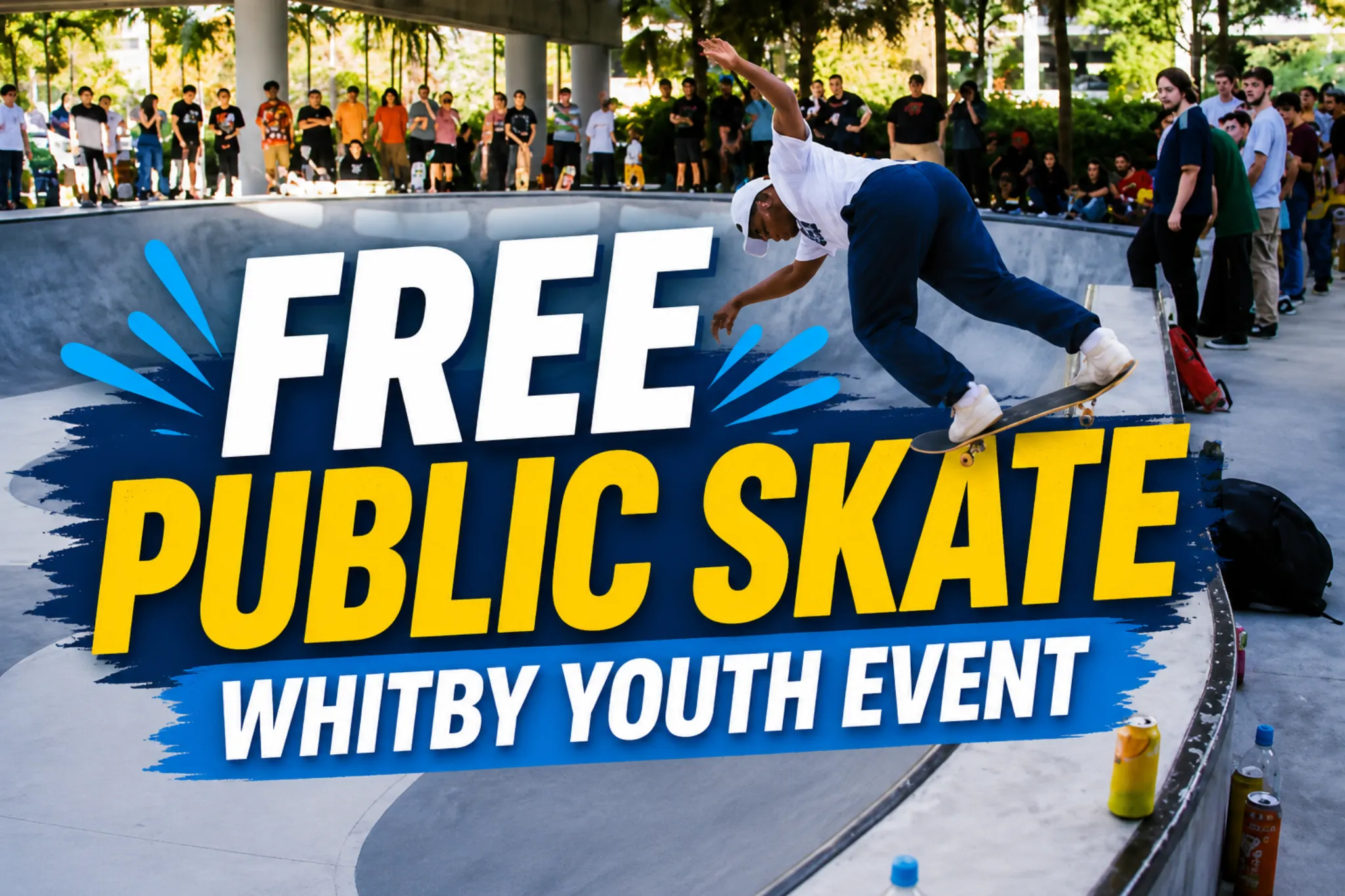 free public skate whitby youth event