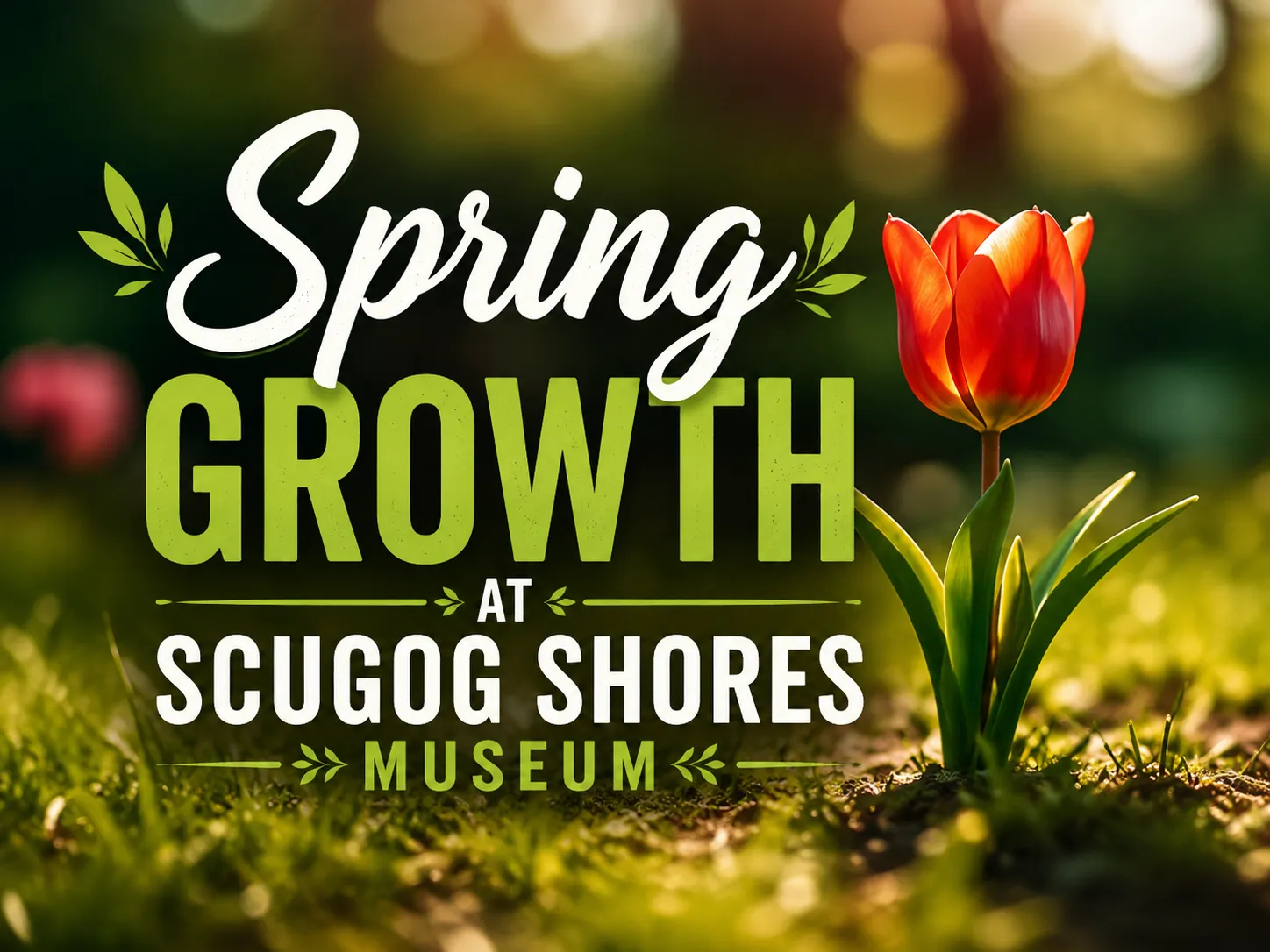spring growth at scugog shores museum