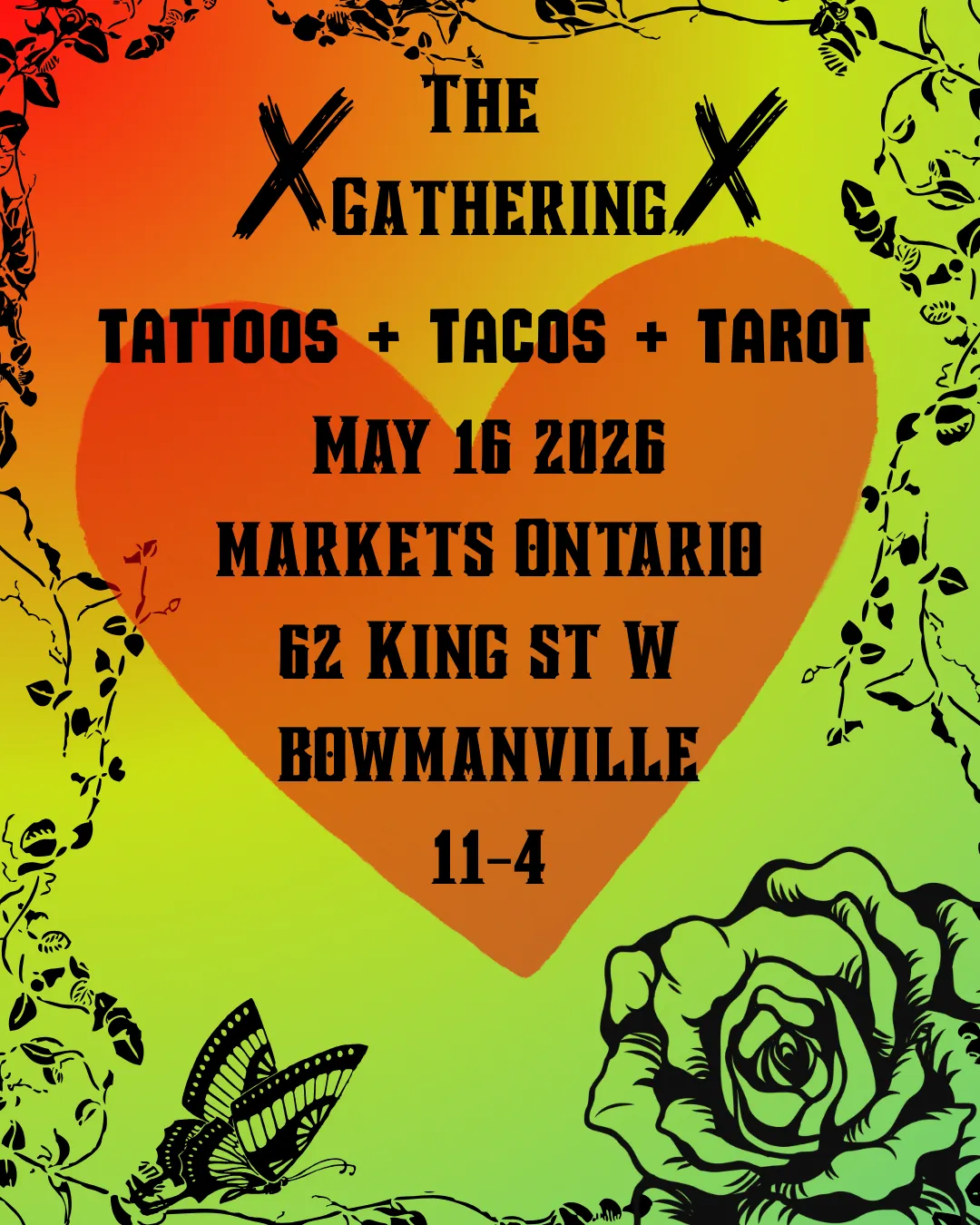 the gathering tattoos tacos tarot event